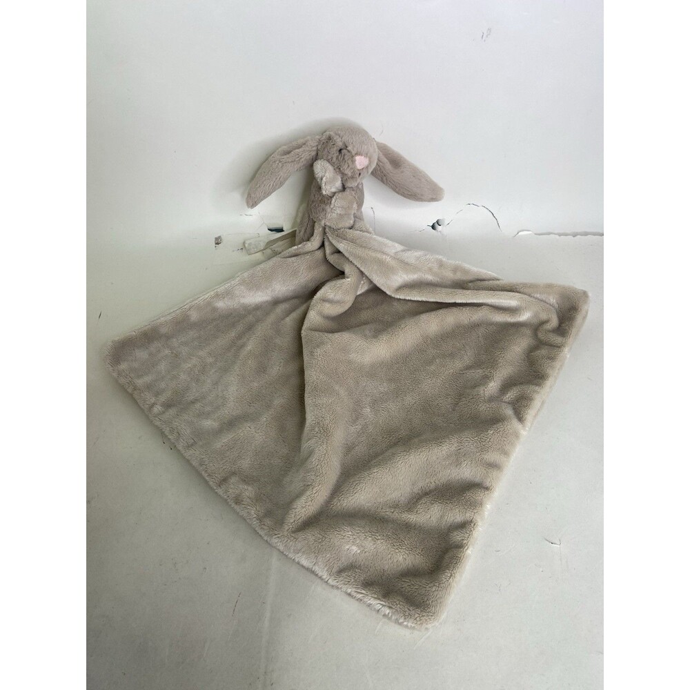 Jellycat Bashful Bunny Rabbit Lovey Security Blanket Plush Baby Soother Toy